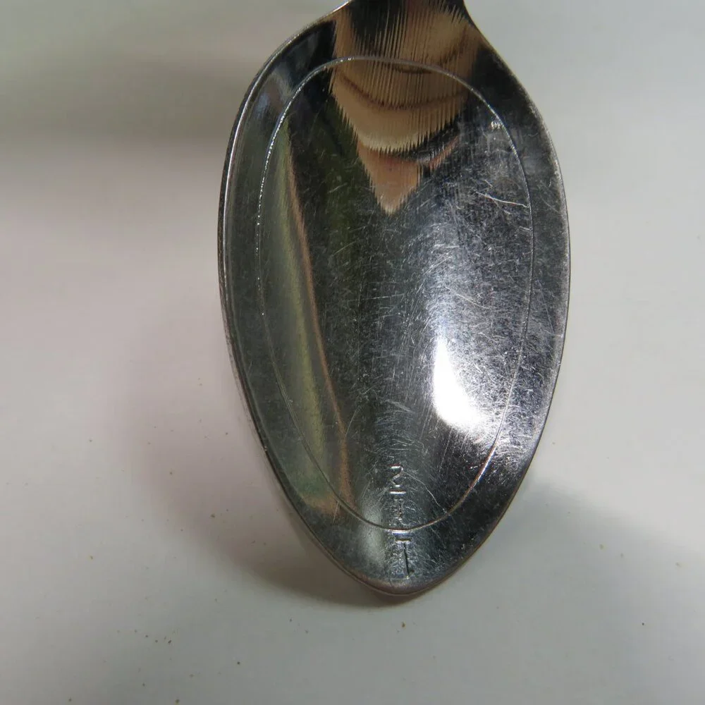 vintage Ekco Stainless Rx Medicine Spoon (self standing/nursing) Child/Adult